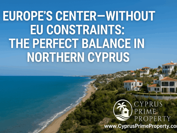 Cyprus Prime Property markalamasıyla özgürlük ve istikrarı temsil eden, zarif Akdeniz villaları ve rahat, AB'siz bir yaşam tarzının keyfini çıkaran iş profesyonelleriyle Kuzey Kıbrıs sahil şeridi.