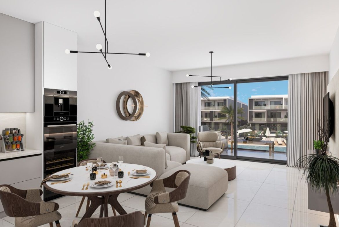 Sichern Sie sich Ihr 2+1 Apartment in d-point, Long Beach Iskele – luxuriöse Off-Plan-Residenzen, Fertigstellung 2028