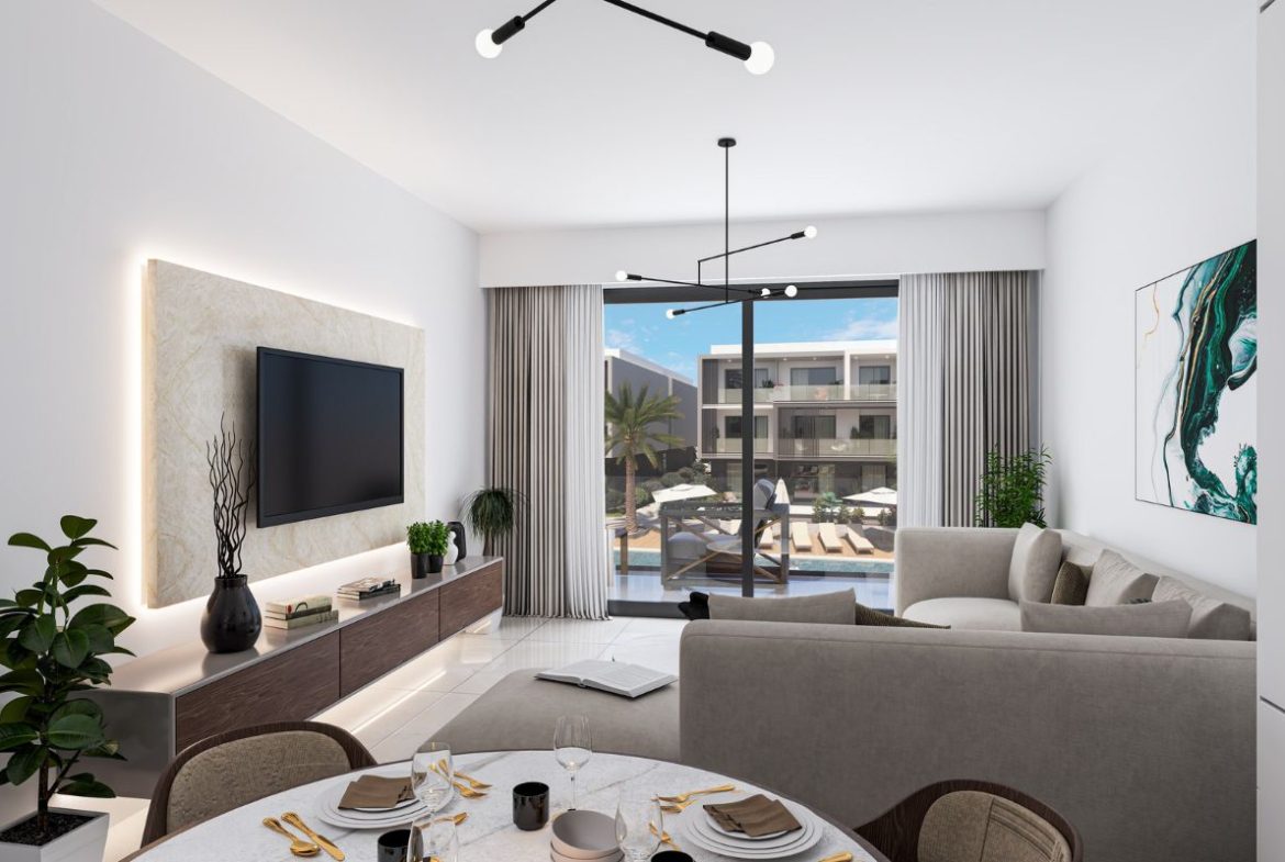 Invest Smart in D-Point: Modern 1+1 Apartments in Long Beach, Iskele – Off-Plan Opportunity Until 2028