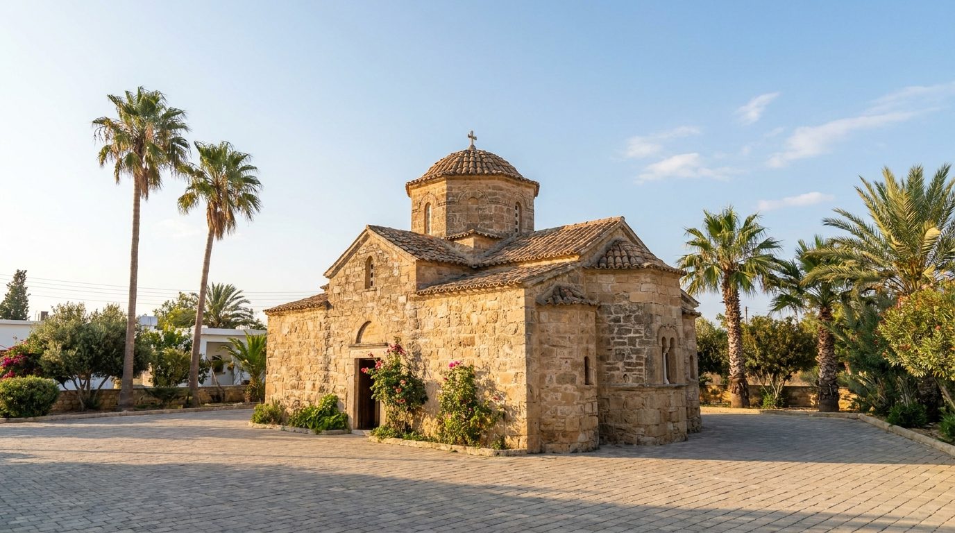Panagia Theotokos church in old Trikomo (Iskele), North Cyprus