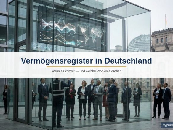 Vermögensregister in Deutschland: Wann es kommt, welche Probleme drohen – und die Lösung Nordzypern