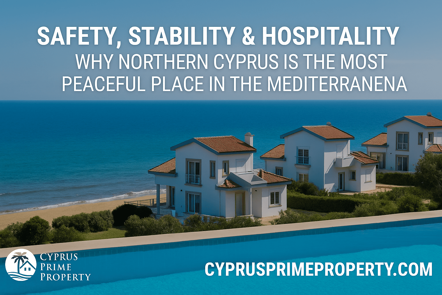 Nordzypern Sicherheit, friedliches Reiseziel im Mittelmeer, sichere Immobilieninvestition, niedrige Kriminalität Zypern, sicherer Wohnort, TRNC-Stabilität, Nordzypern Gastfreundschaft, Expat-Community Zypern, Cyprus Prime Property, Aufenthaltstitel durch Immobilienbesitz Zypern, Familienleben Nordzypern, Luxusimmobilien Zypern, stressfreies Leben, Küstenvillen Nordzypern, www.CyprusPrimeProperty.com